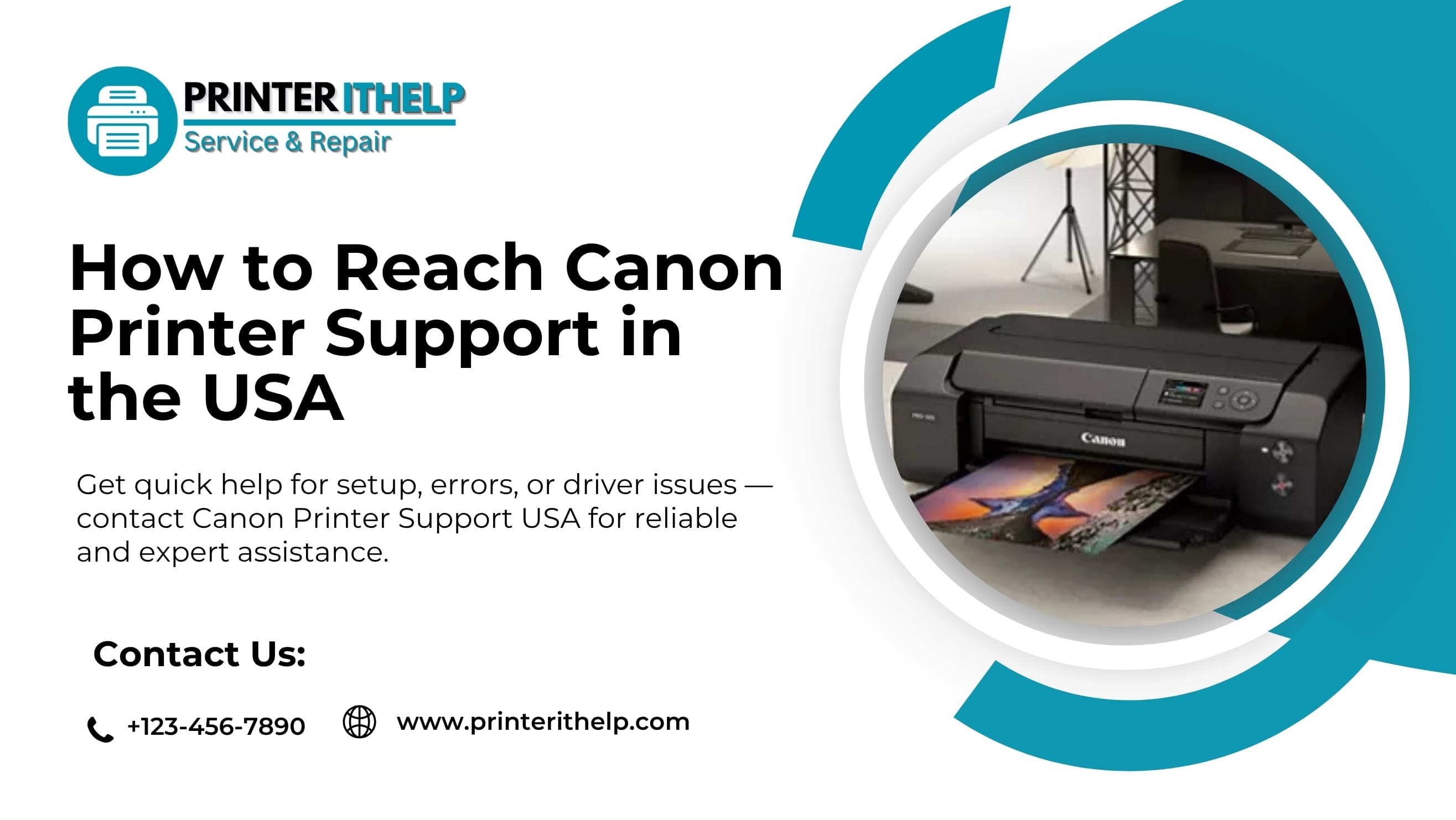 canon printer support USA